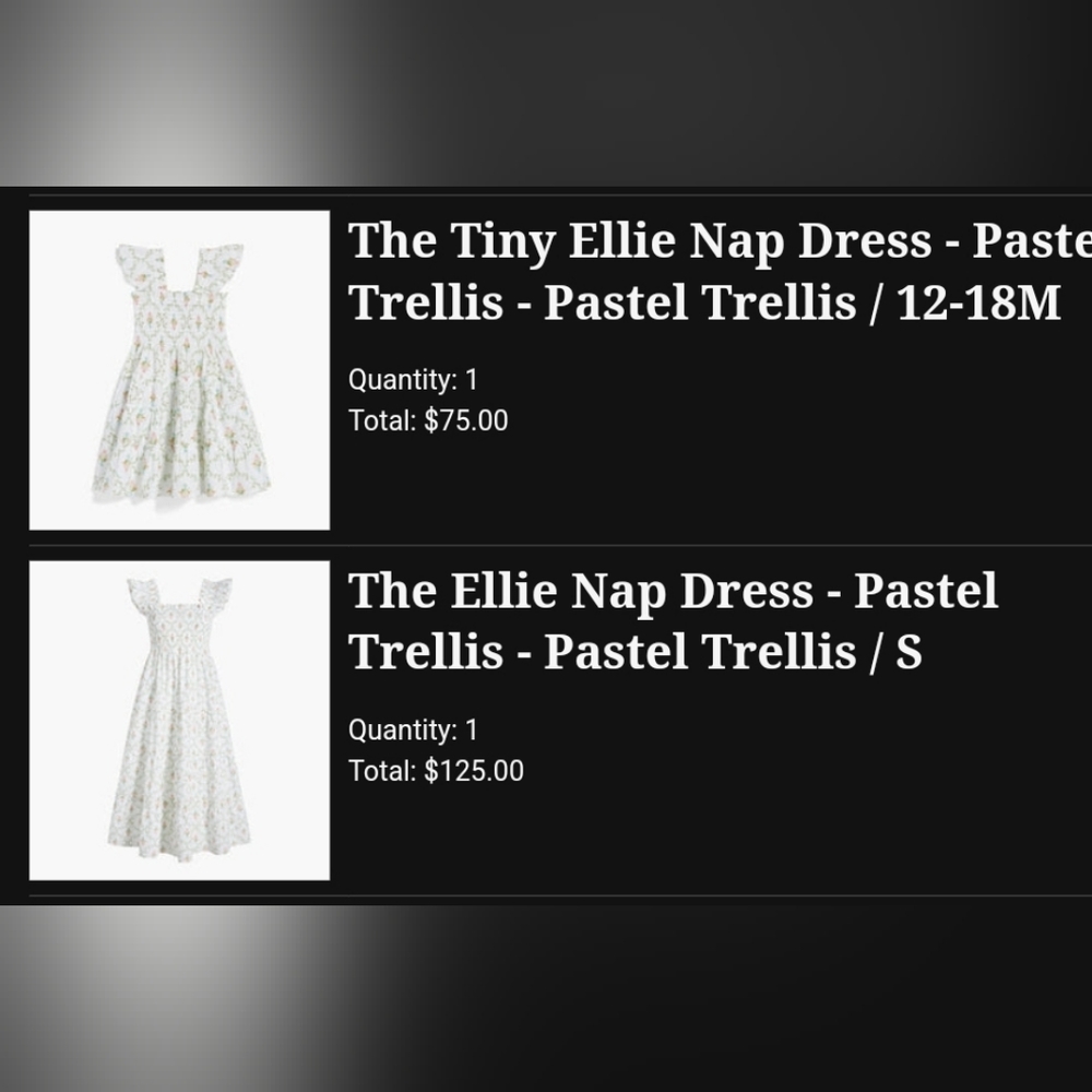 Hill House Ellie Nap Dress S in Trellis - Picture 7 of 8